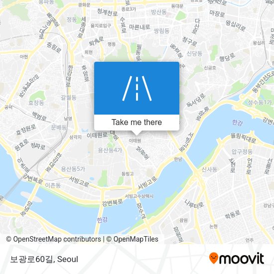보광로60길 map