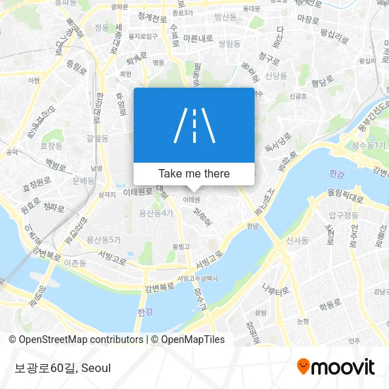 보광로60길 map