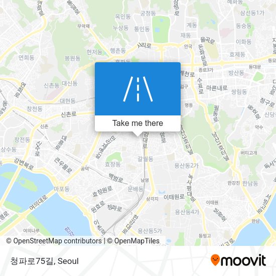 청파로75길 map