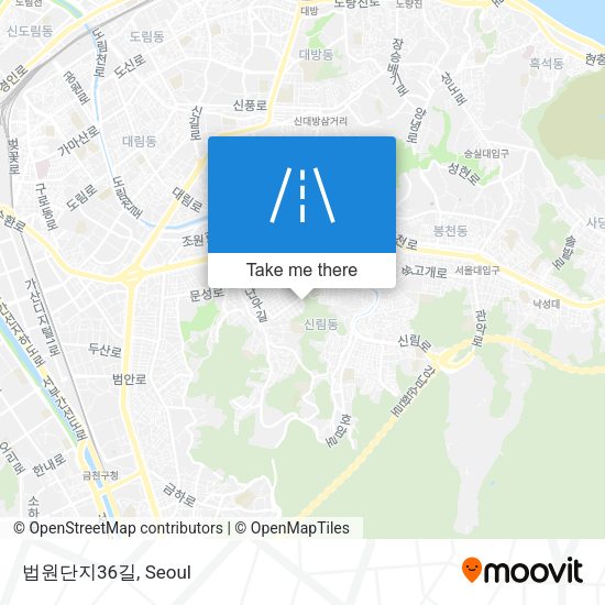 법원단지36길 map