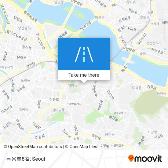 등용로8길 map