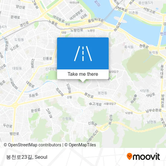 봉천로23길 map