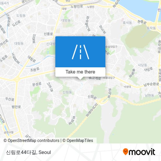 신림로44다길 map