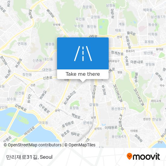 만리재로31길 map