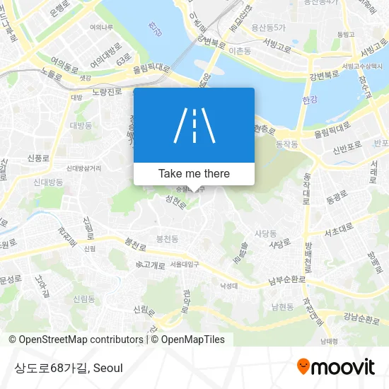 상도로68가길 map