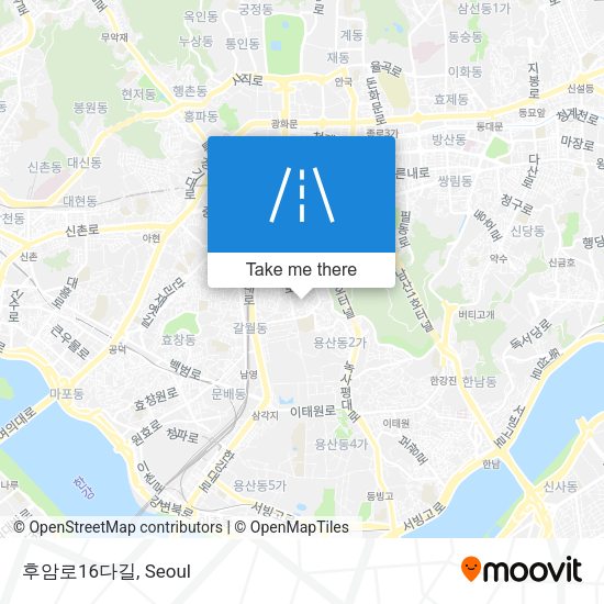 후암로16다길 map