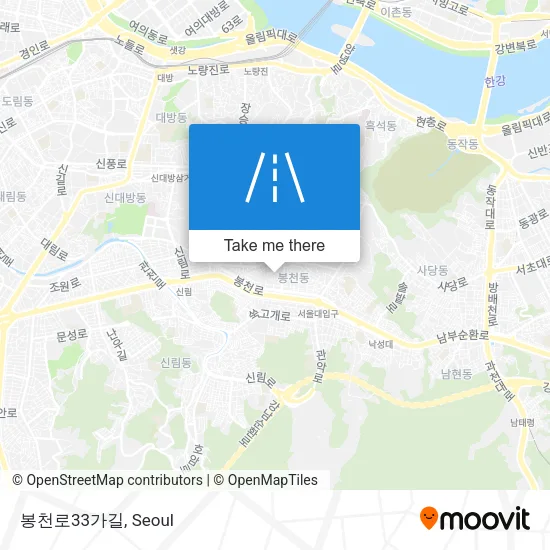 봉천로33가길 map