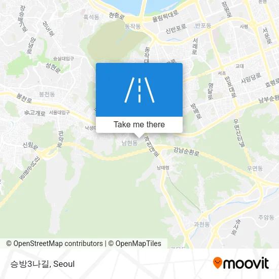 승방3나길 map