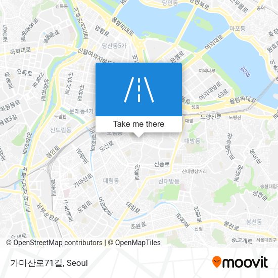 가마산로71길 map