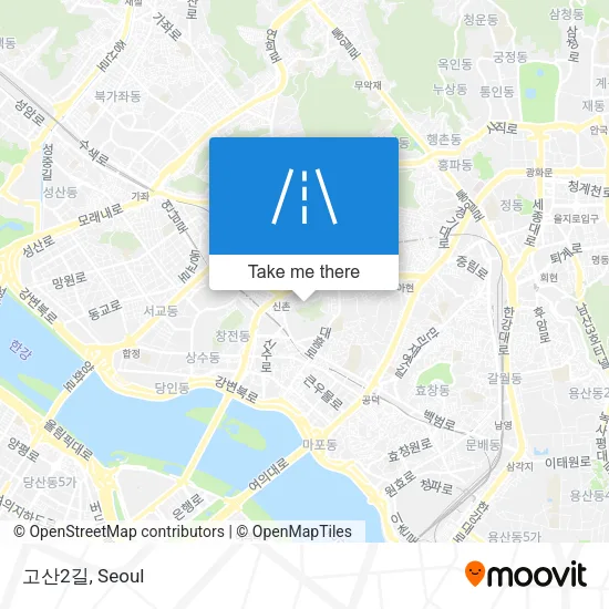 고산2길 map