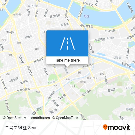 도곡로64길 map