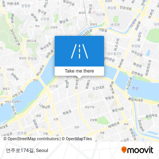 언주로174길 map
