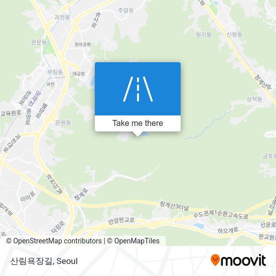 산림욕장길 map