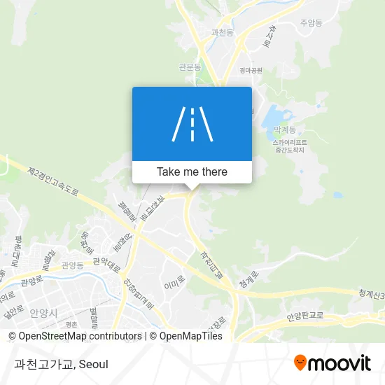 과천고가교 map