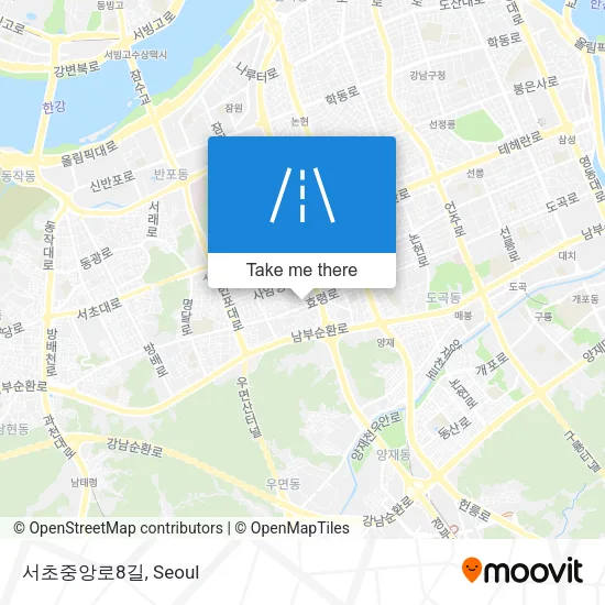 서초중앙로8길 map