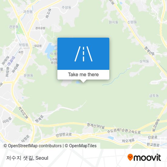 저수지 샛길 map