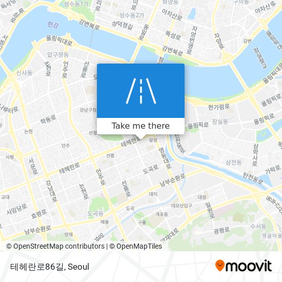 테헤란로86길 map