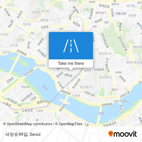 새창로49길 map