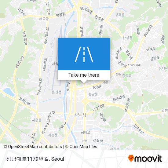 성남대로1179번길 map