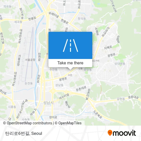 탄리로6번길 map