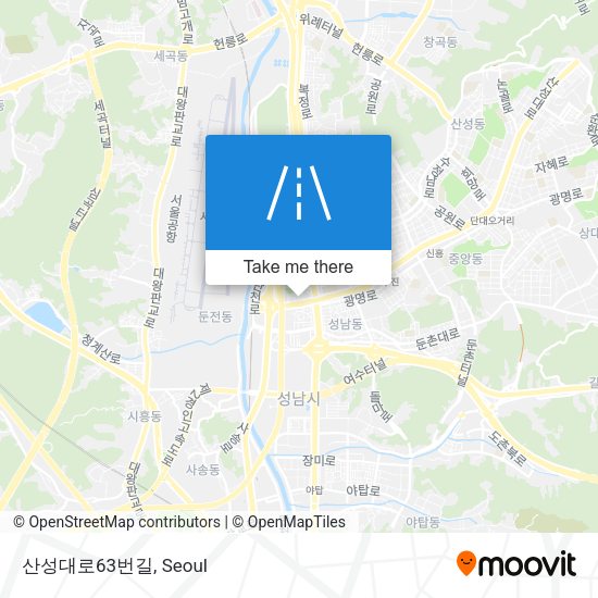 산성대로63번길 map