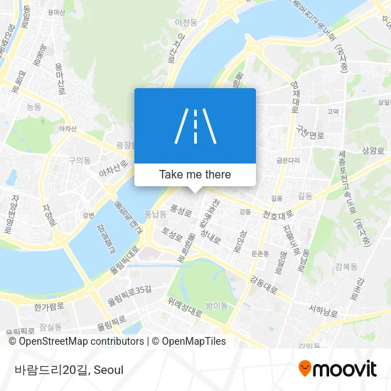 바람드리20길 map