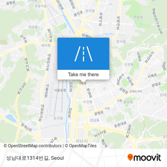 성남대로1314번길 map