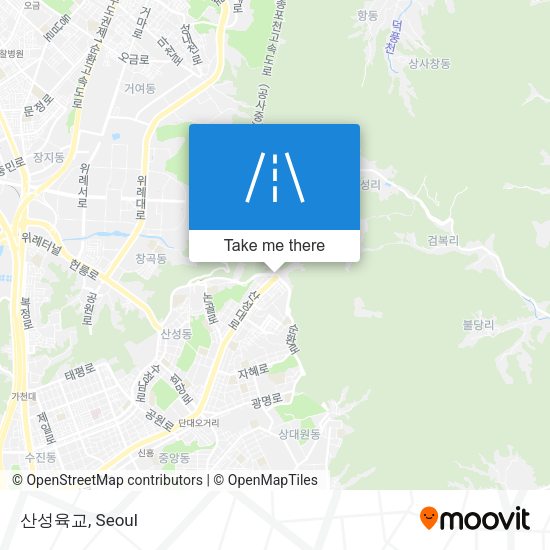 산성육교 map