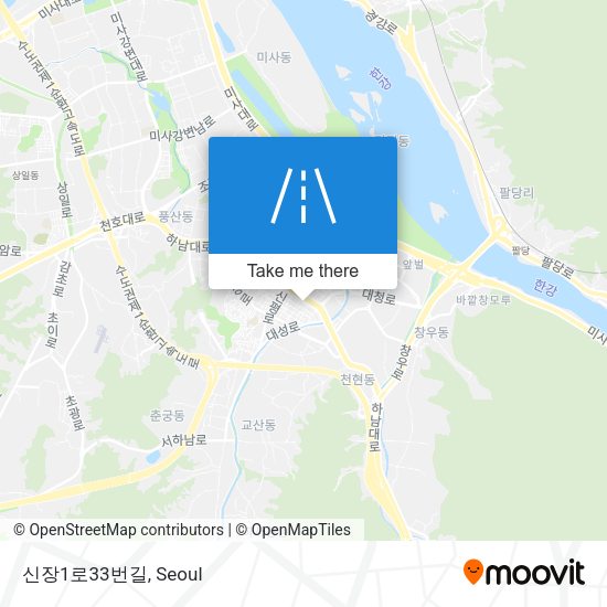신장1로33번길 map
