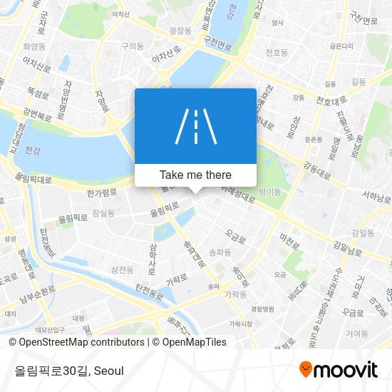 올림픽로30길 map