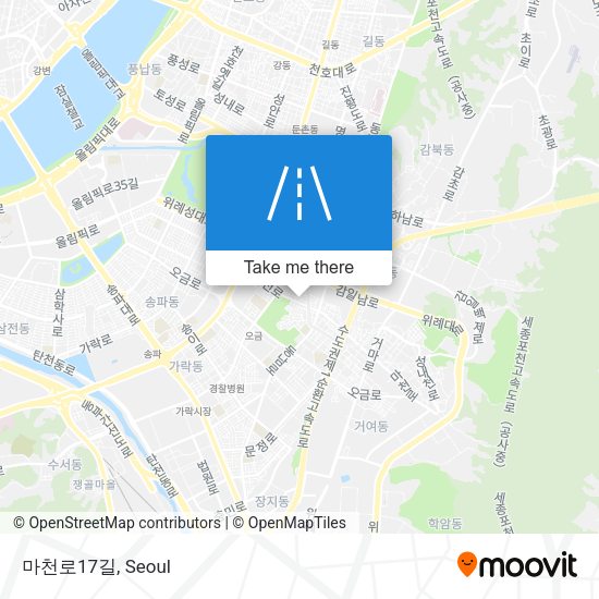 마천로17길 map