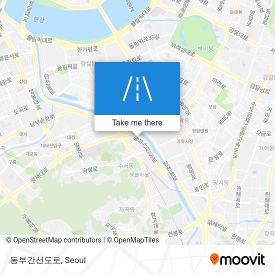 동부간선도로 map