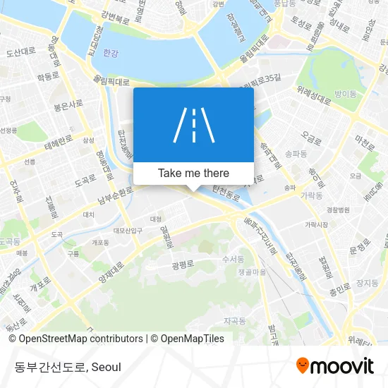 동부간선도로 map