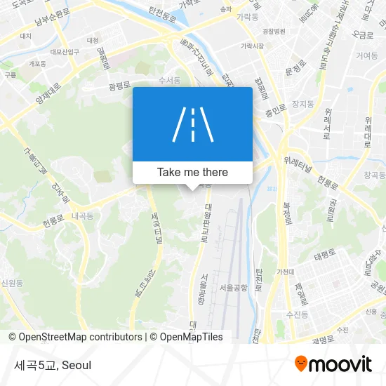 세곡5교 map
