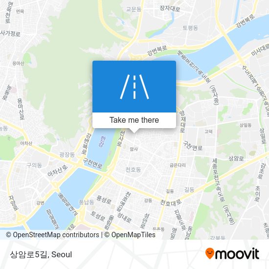 상암로5길 map