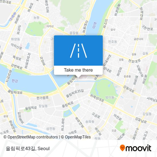 올림픽로43길 map
