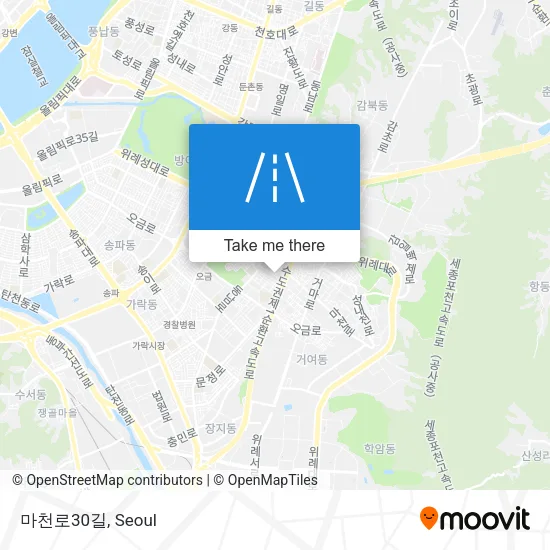 마천로30길 map
