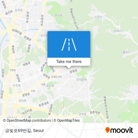 금빛로69번길 map