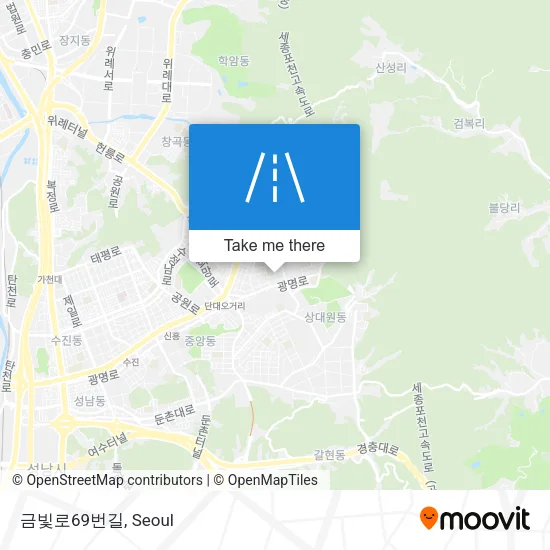 금빛로69번길 map