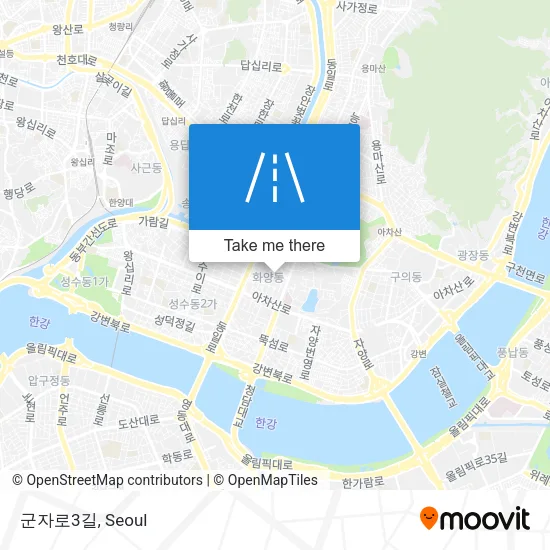 군자로3길 map