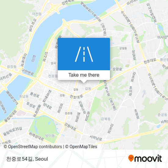 천중로54길 map