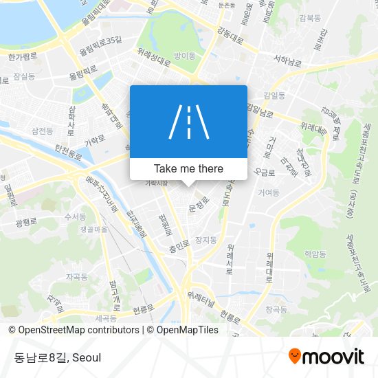 동남로8길 map