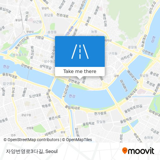 자양번영로3다길 map