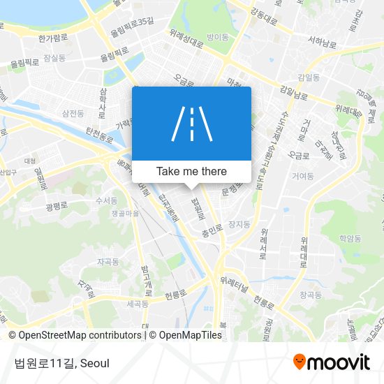 법원로11길 map