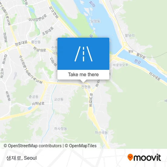 샘재로 map