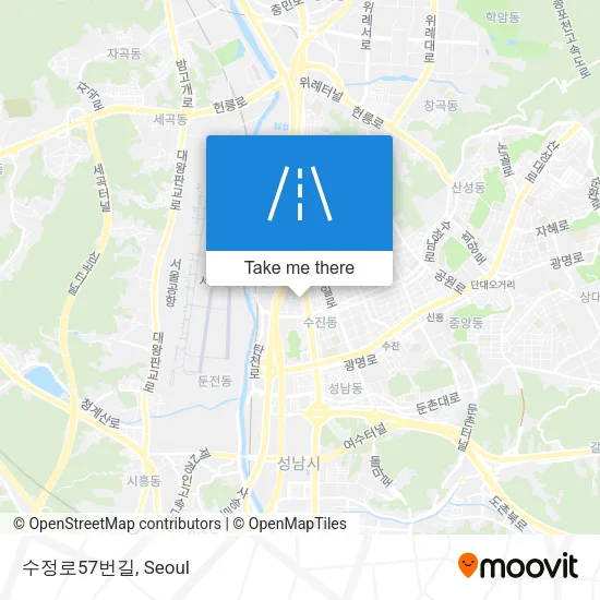 수정로57번길 map