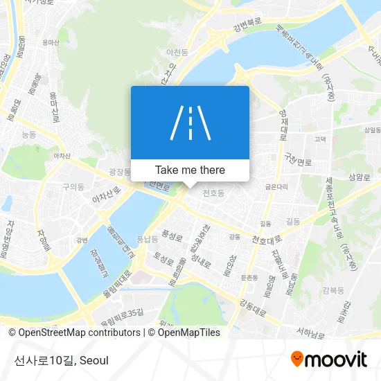 선사로10길 map
