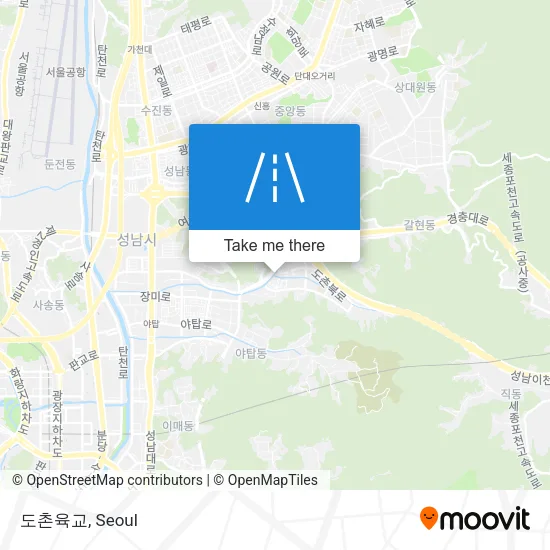 도촌육교 map