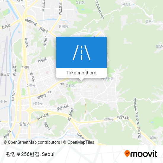 광명로256번길 map