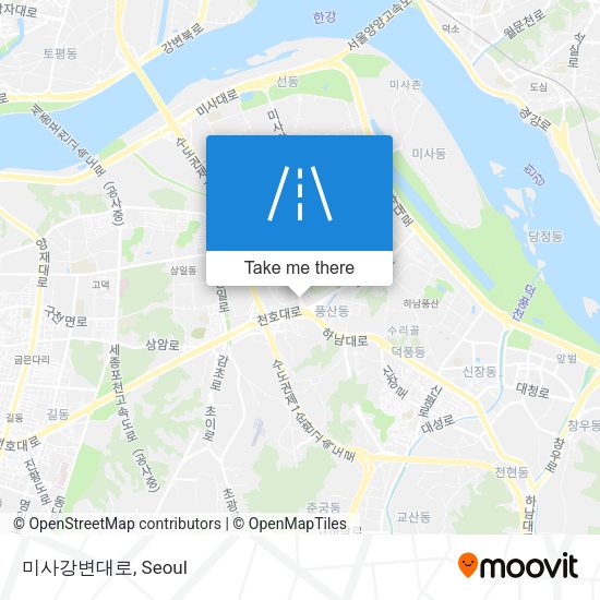 미사강변대로 map